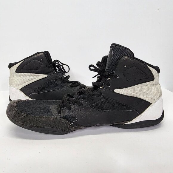 Asics Mens Matflex 6 Wrestling Shoes Black Silver White Size US 14 EUC 1081A021 - Picture 12 of 14